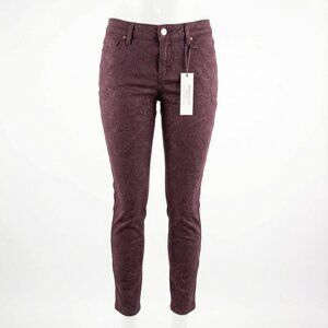 Vintage America Petite Jacquard Skinny Jeans